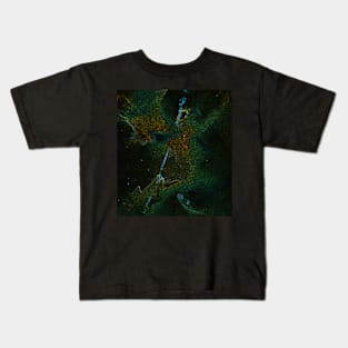 Black Panther Art - Glowing Edges 213 Kids T-Shirt